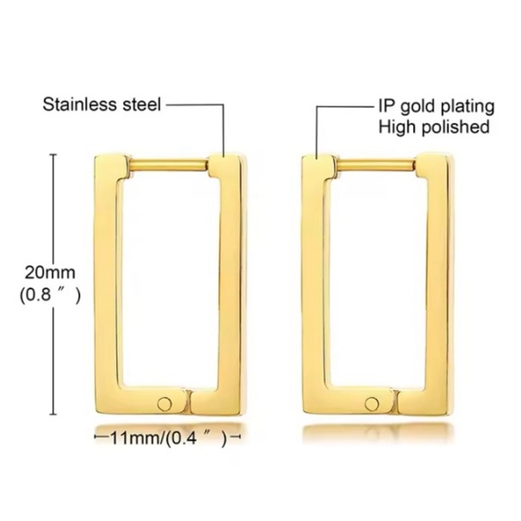 ✨Free People Celia Gold Huggie Earrings - Picture 5 of 6